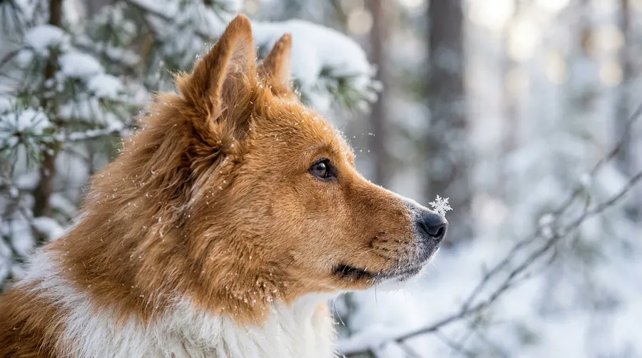 Basenji in winter air | best over the counter flea and tick preventatives for dogs Basenji in winter air