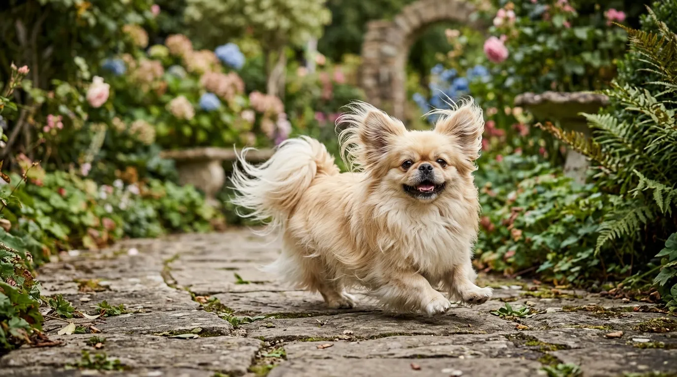 Pekingese running on garden path | Collars, Harnesses & Leads Pekingese running on garden path — Collars, Harnesses & Leads