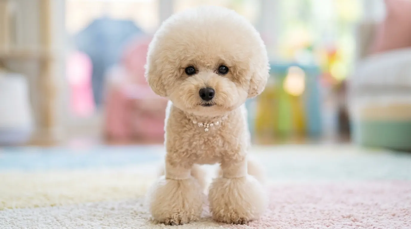 Toy Poodle looking at camera — Diets & Formats
