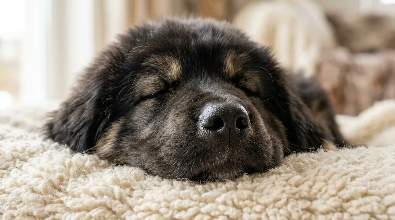 Puppy resting on blanket — Elevated & Raised Cot Beds