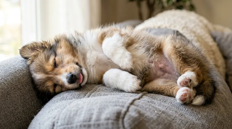 Puppy sleeping upside down | Elevated & Raised Cot Beds Puppy sleeping upside down
