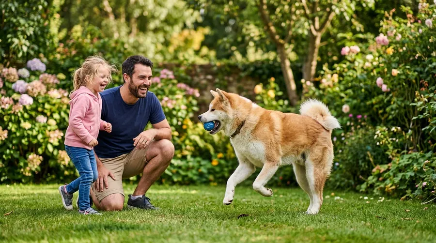 Father and daughter playing fetch | Enzymatic Stain & Odor Cleaners Father and daughter playing fetch
