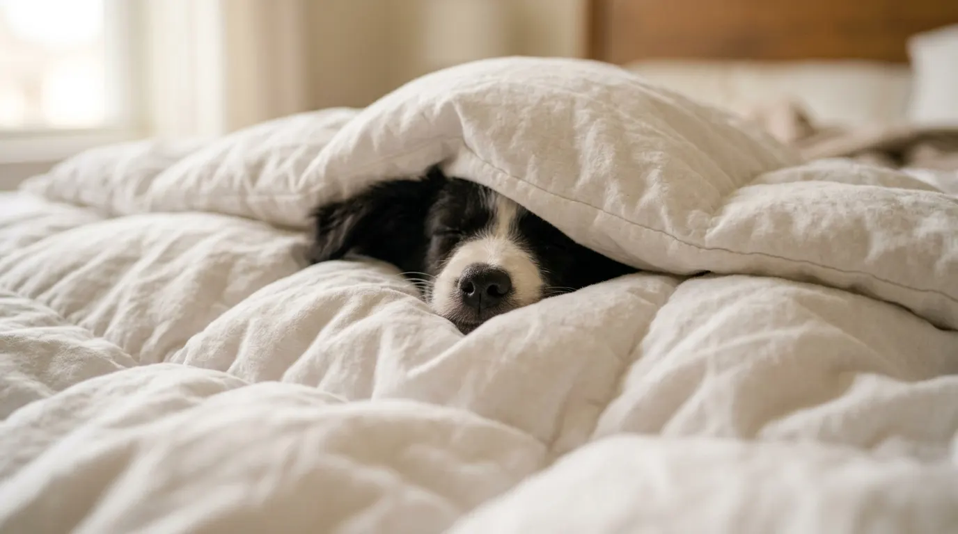 Border Collie puppy sleeping | Food Border Collie puppy sleeping — Food