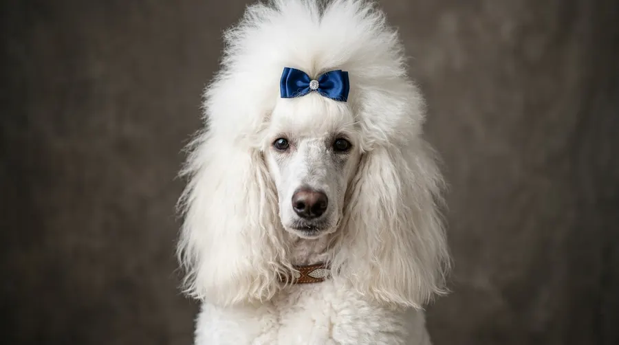 Poodle portrait in studio lighting | GPS Tracking & Smart Collars Poodle portrait in studio lighting