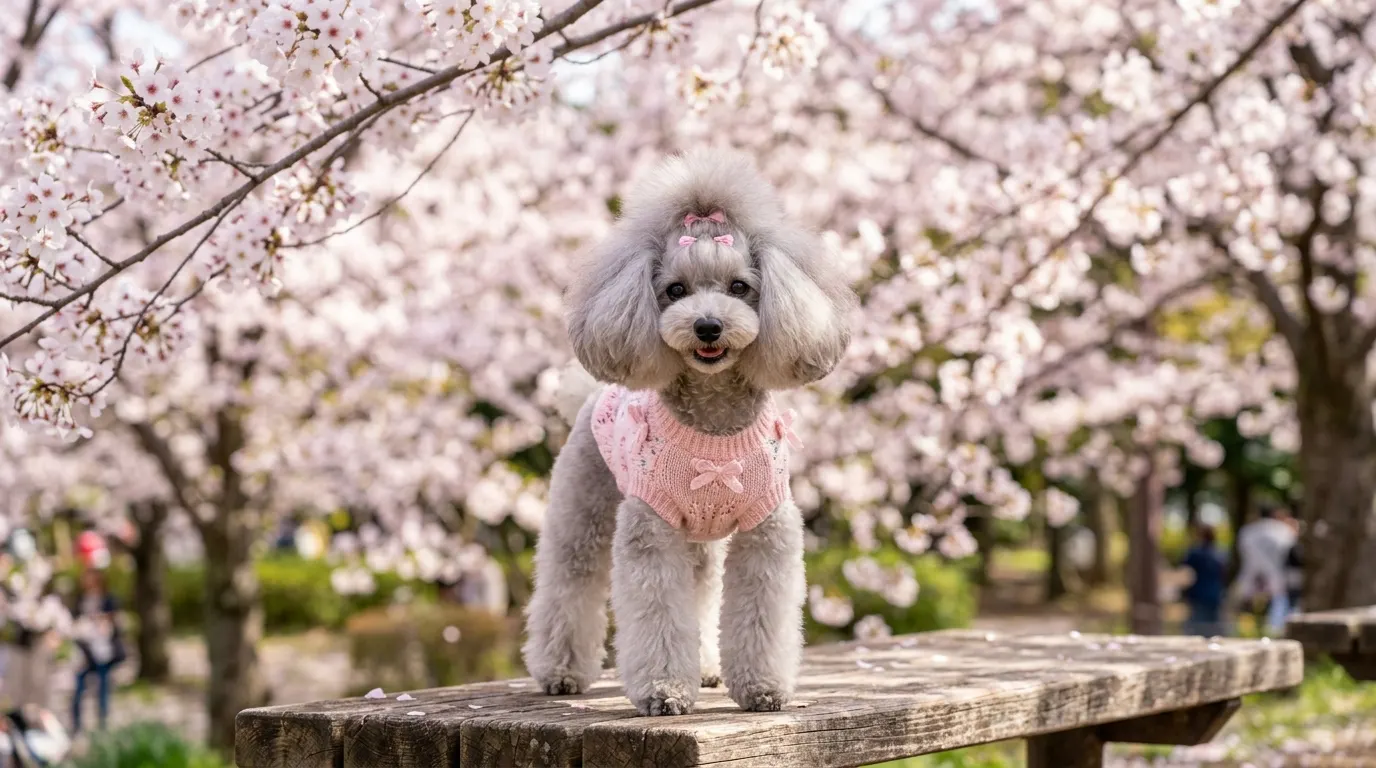Poodle wearing pink sweater | GPS Tracking & Smart Collars Poodle wearing pink sweater — GPS Tracking & Smart Collars