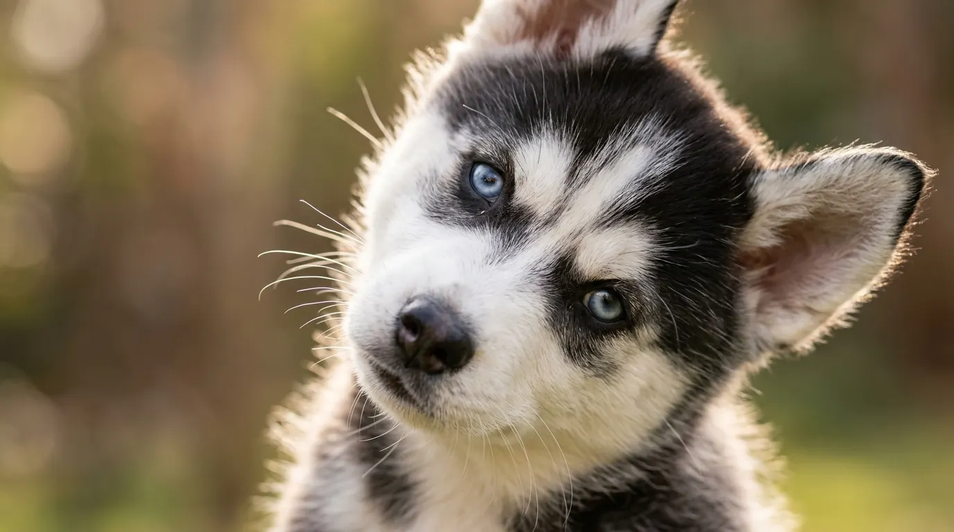 Husky tilting head — Hiking Backpacks & Travel Strollers