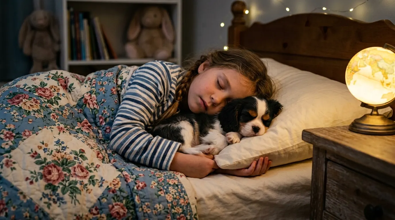 Child sleeping with puppy | Joint & Mobility Supplements Child sleeping with puppy — Joint & Mobility Supplements