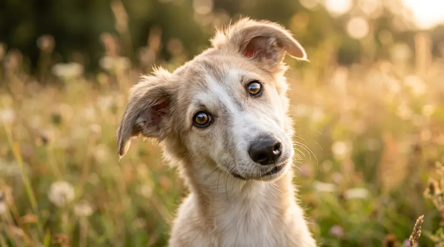 Whippet tilting head | Life Stage & Breed Size Diets Whippet tilting head