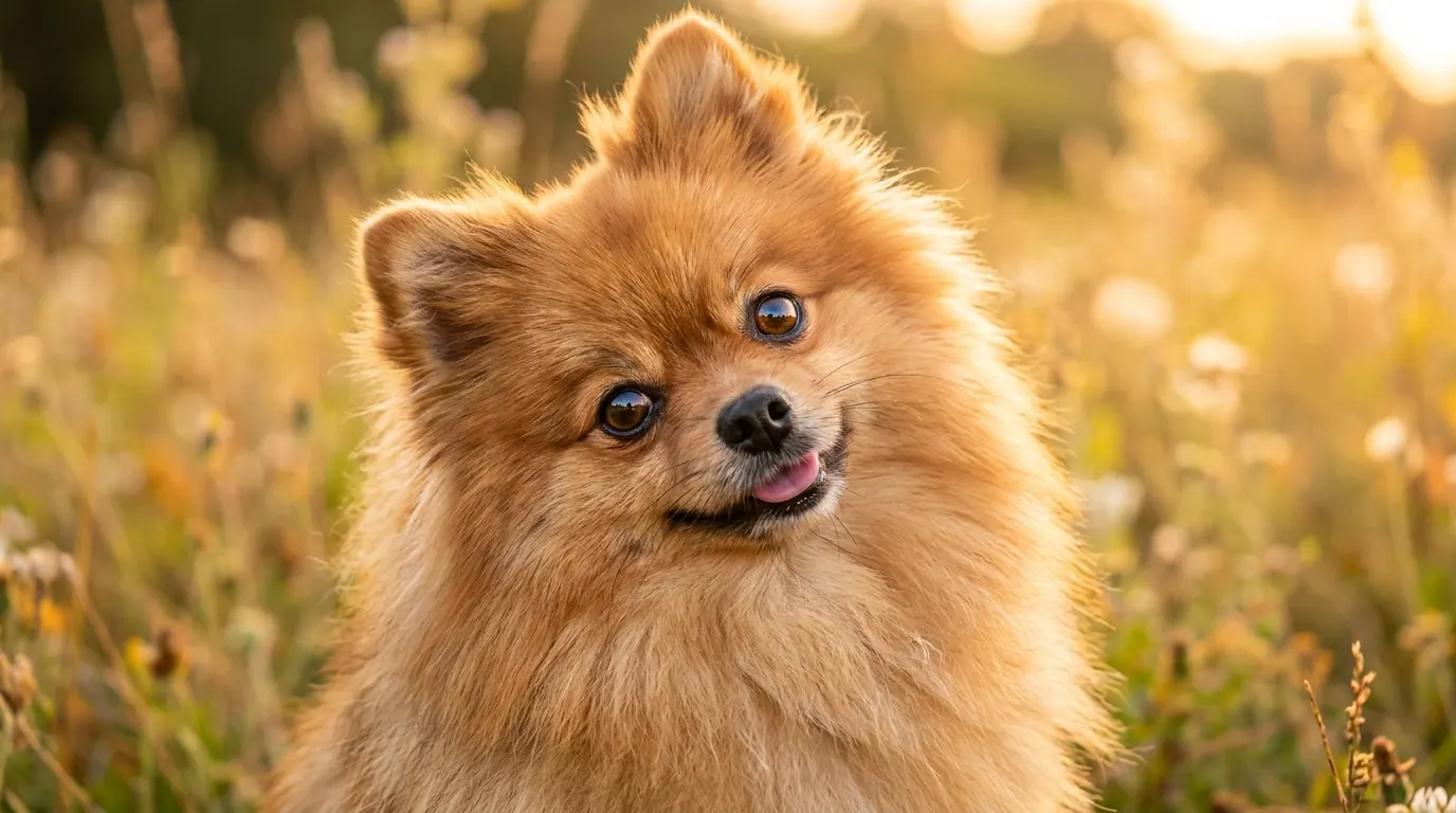 Pomeranian with head tilt | Pheromones & Sound Desensitization Pomeranian with head tilt — Pheromones & Sound Desensitization