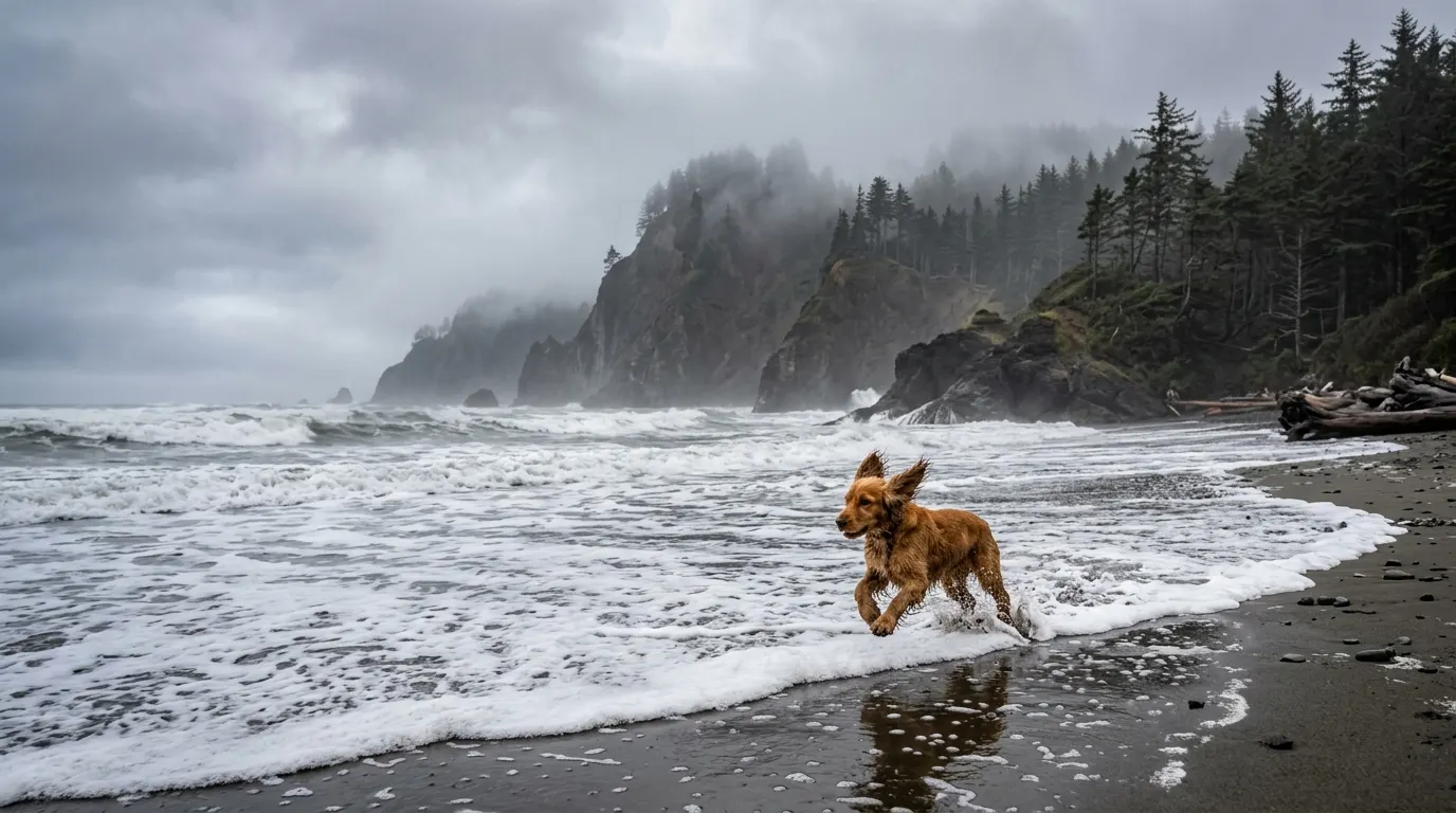Cocker Spaniel chasing sea foam | Tick Species & Removal Protocols Cocker Spaniel chasing sea foam — Tick Species & Removal Protocols