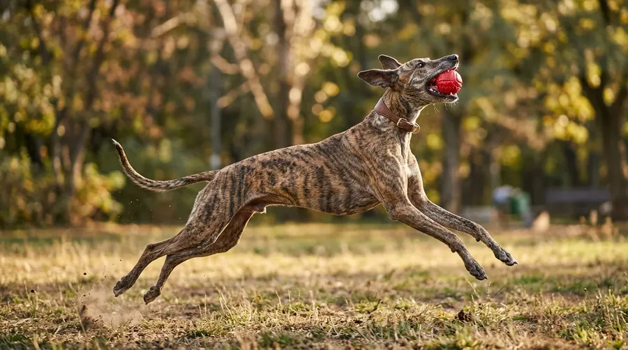 Dog catching red ball | Treats Dog catching red ball